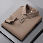 Exclusive Lapel Traceless Ventilation Fashion Fashion Short-sleeved T-shirt Polo Shirt — Black — Size 2XL — Alternate View 8