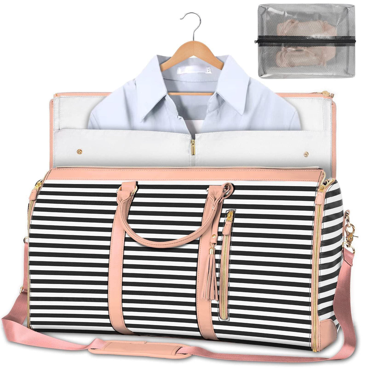 Exclusive Large Capacity Travel Duffle Bag — A Black — Alternate View 10