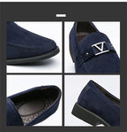 Exclusive Lefu Leather Shoes for Men — Black — Size 38 — Alternate View 8