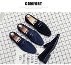 Exclusive Lefu Leather Shoes for Men — Black — Size 38 — Alternate View 10