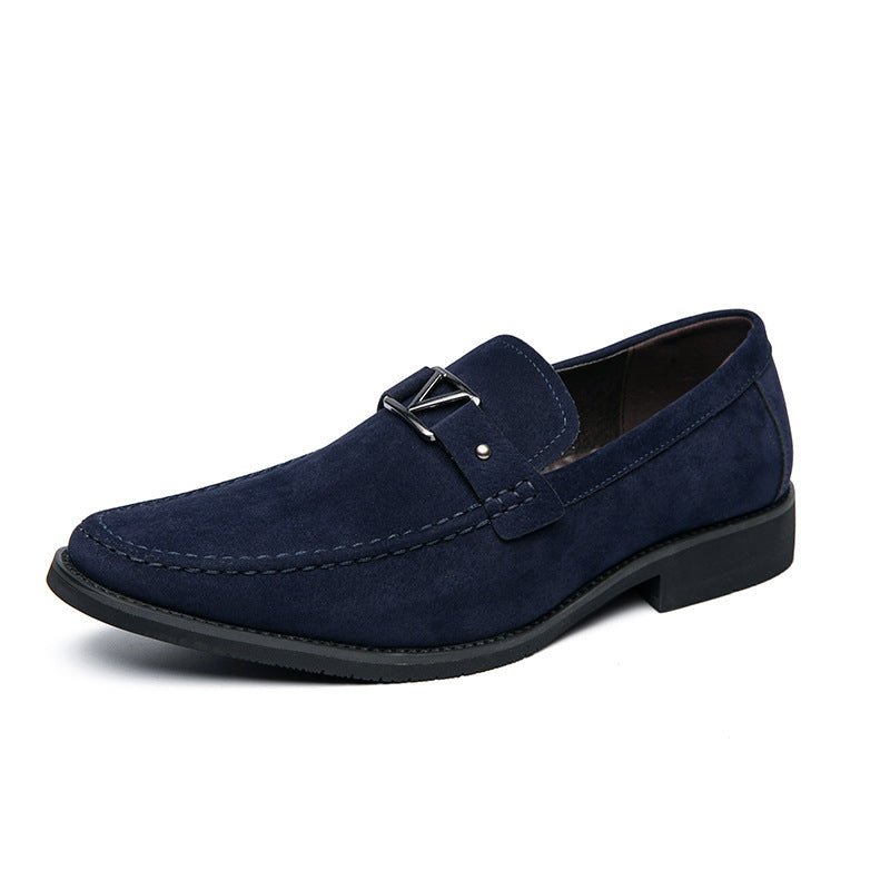 Exclusive Lefu Leather Shoes for Men — Black — Size 38 — Alternate View 7