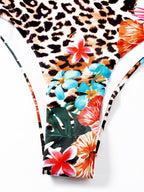 Exclusive Leopard Print Bikini — A — Size L — Back View