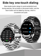 Exclusive Lige's New Smartwatch | Stylish & Feature-Packed — Black — Back View