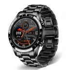 Exclusive Lige's New Smartwatch | Stylish & Feature-Packed — Black — Front View