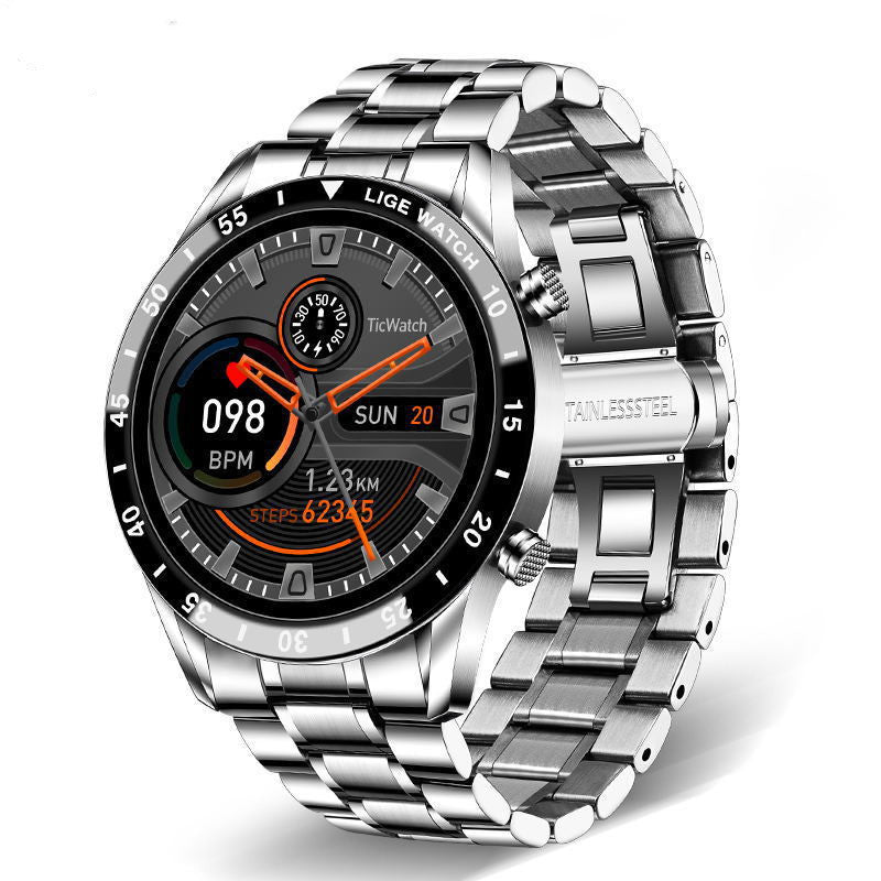 Exclusive Lige's New Smartwatch | Stylish & Feature-Packed — Black — Alternate View 9