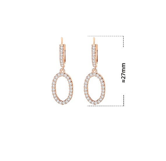 Exclusive Light Luxury Style Ring Ear Clip Women — White Gold Color — Size 925 Silver — Alternate View 8
