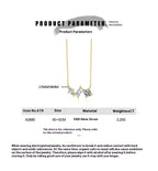 Exclusive Light Luxury Zircon Necklace — White Gold Color — Size 925 Silver — Alternate View 10