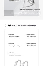Exclusive Light Reflect Show Surprise Love Pattern — Men's Folding Mouth — Size Adjustable Opening — Alternate View 20
