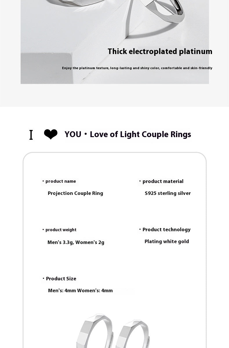 Exclusive Light Reflect Show Surprise Love Pattern — Men's Folding Mouth — Size Adjustable Opening — Alternate View 20