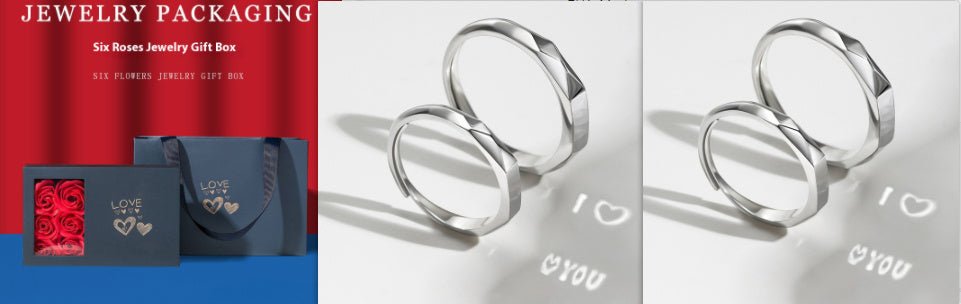 Exclusive Light Reflect Show Surprise Love Pattern — Men's Folding Mouth — Size Adjustable Opening — Alternate View 15
