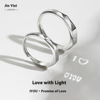 Exclusive Light Reflect Show Surprise Love Pattern — Men's Folding Mouth — Size Adjustable Opening — Alternate View 22