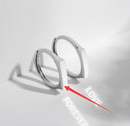 Exclusive Light Reflect Show Surprise Love Pattern — Men's Folding Mouth — Size Adjustable Opening — Alternate View 13