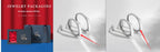 Exclusive Light Reflect Show Surprise Love Pattern — Men's Folding Mouth — Size Adjustable Opening — Alternate View 16