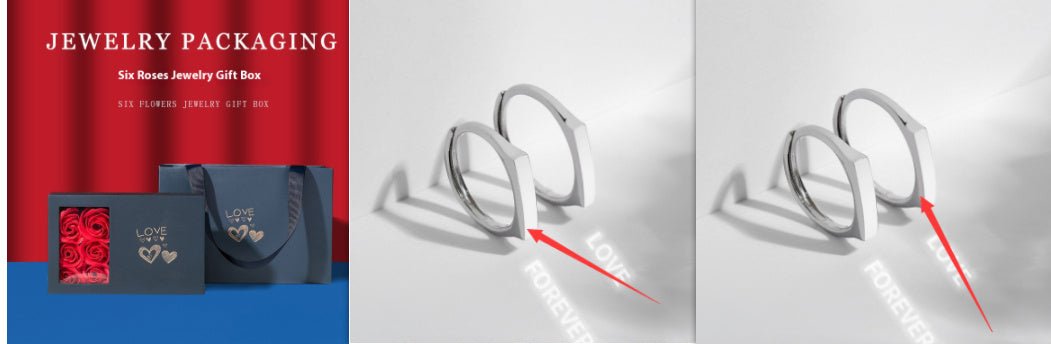 Exclusive Light Reflect Show Surprise Love Pattern — Men's Folding Mouth — Size Adjustable Opening — Alternate View 16