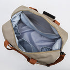 Exclusive Lightweight Dry And Wet Separation Sports Gym Bag — Purple — Detail View