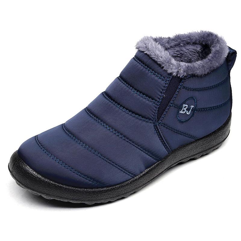 Exclusive Lightweight Winter Shoes for Men | Warm & Durable — Black — Size 35 — Side View