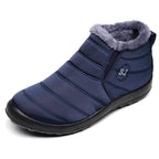 Exclusive Lightweight Winter Shoes for Men | Warm & Durable — Black — Size 35 — Side View