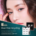 Exclusive Magnetic Eyeliner & False Eyelashes Set — 5pairs — Size natural — Lifestyle View