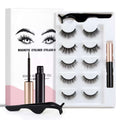 Exclusive Magnetic Eyeliner & False Eyelashes Set — 5pairs — Size natural — Front View