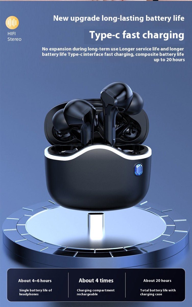 Exclusive Long Endurance Wireless Headset — White Boxed — Alternate View 11