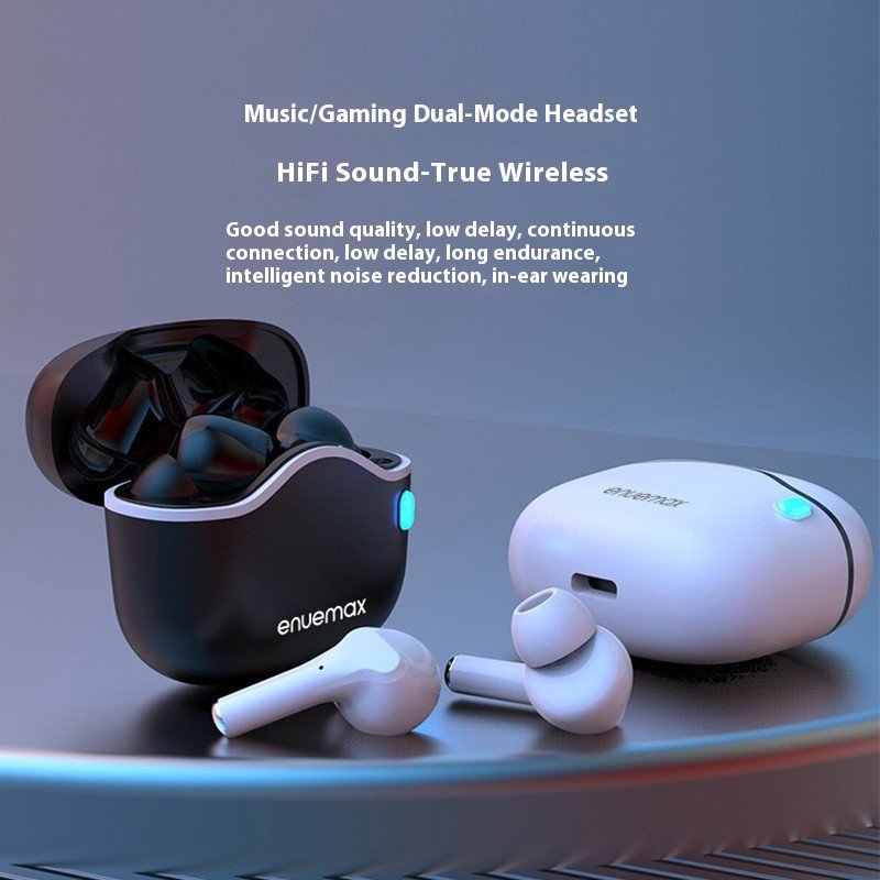 Exclusive Long Endurance Wireless Headset — White Boxed — Detail View