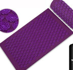 Exclusive Lotus thorn massage cushion — Purple — Side View