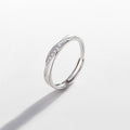 Exclusive Love Couple Ring — Love Style Man's Ring — Size Adjustable Opening — Front View