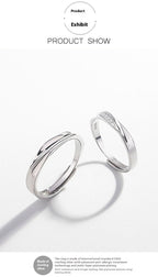 Exclusive Love Couple Ring — Love Style Man's Ring — Size Adjustable Opening — Alternate View 13