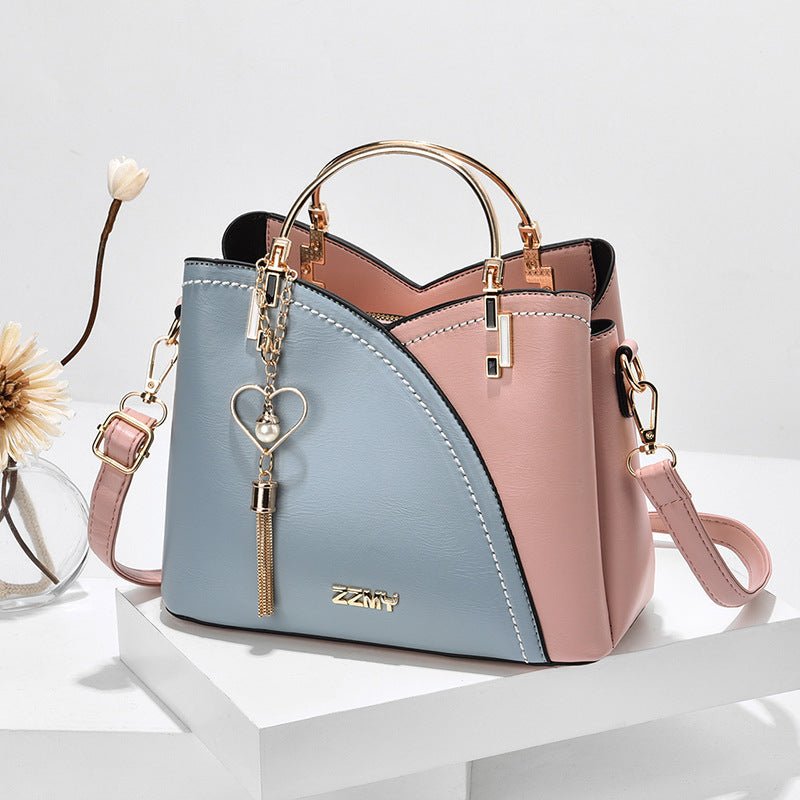 Exclusive Love Tassel Decor Crossbody Bags — Black — Detail View