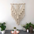Exclusive Macrame Wall Hanging Boho — Beige — Front View