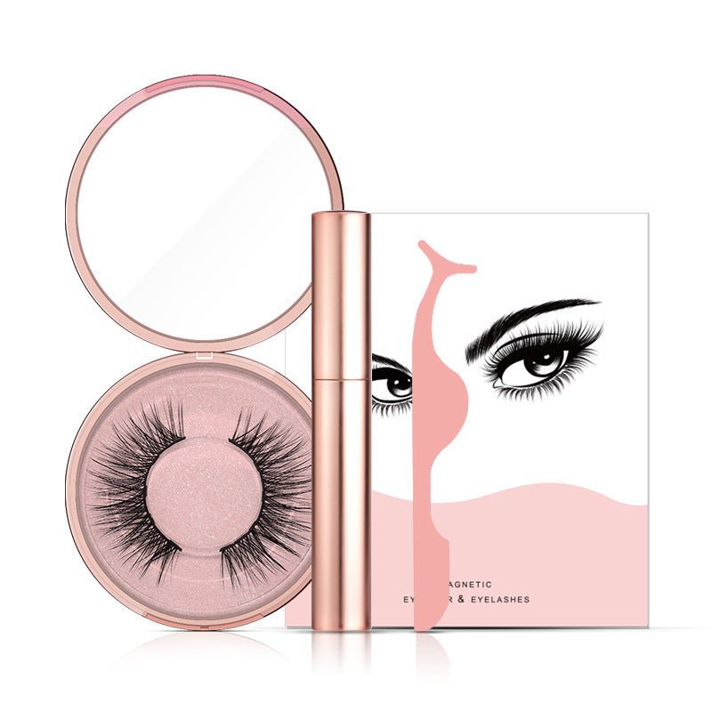 Exclusive Magnet false eyelashes — Round tube — Size Diamond — Side View