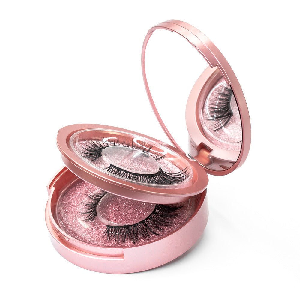 Exclusive Magnet false eyelashes — Round tube — Size Diamond — Top View