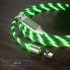 Exclusive LED Magnet Charger Type-C Cable — Colorful — Size IPhone — Alternate View 10
