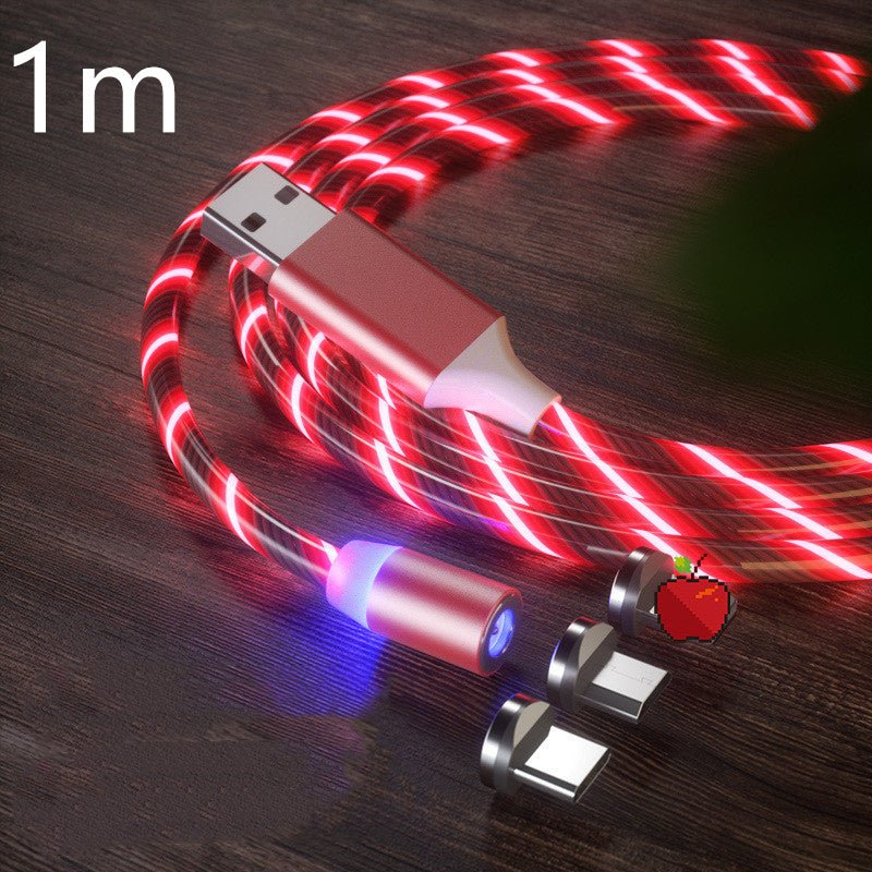 Exclusive LED Magnet Charger Type-C Cable — Colorful — Size IPhone — Alternate View 18