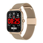 Exclusive Magnetic Charging Smartwatch Sports Model — Silver Steel — Alternate View 8