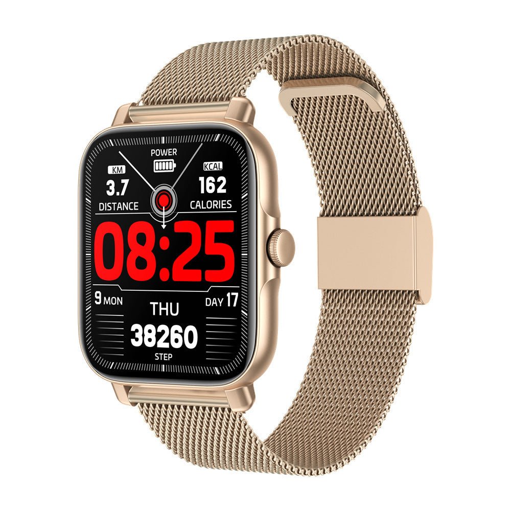 Exclusive Magnetic Charging Smartwatch Sports Model — Silver Steel — Alternate View 8