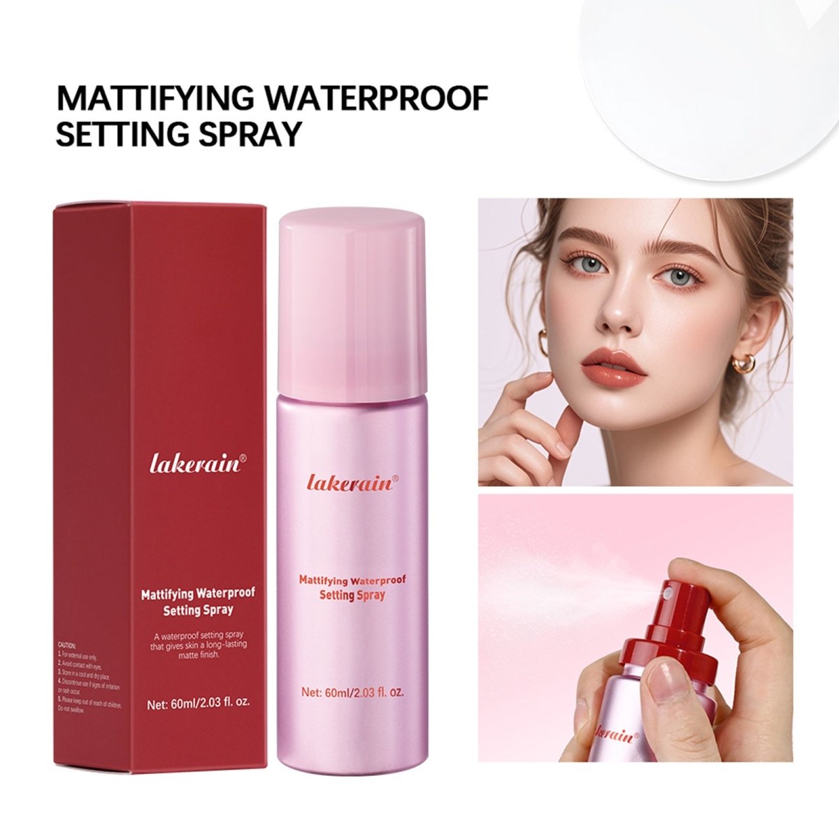 Exclusive Long-Lasting Matte Makeup Mist Spray | Waterproof & Lightweight — Makeup Mist Spray — Size 60ml — Alternate View 8