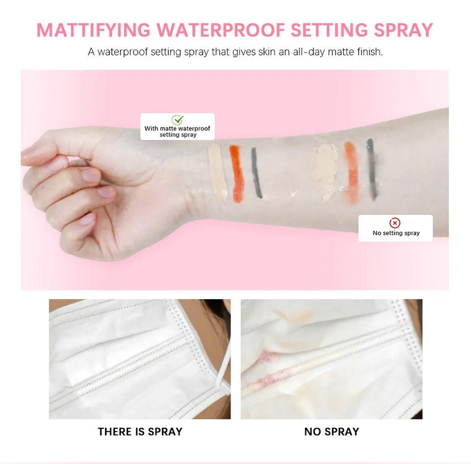 Exclusive Long-Lasting Matte Makeup Mist Spray | Waterproof & Lightweight — Makeup Mist Spray — Size 60ml — Alternate View 16