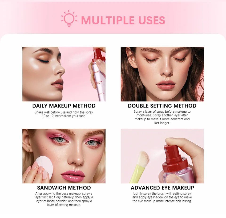 Exclusive Long-Lasting Matte Makeup Mist Spray | Waterproof & Lightweight — Makeup Mist Spray — Size 60ml — Alternate View 14