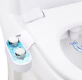 Exclusive Manually Adjustable Bidet And Mechanical Bidet — White — Front View