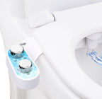 Exclusive Manually Adjustable Bidet And Mechanical Bidet — White — Front View
