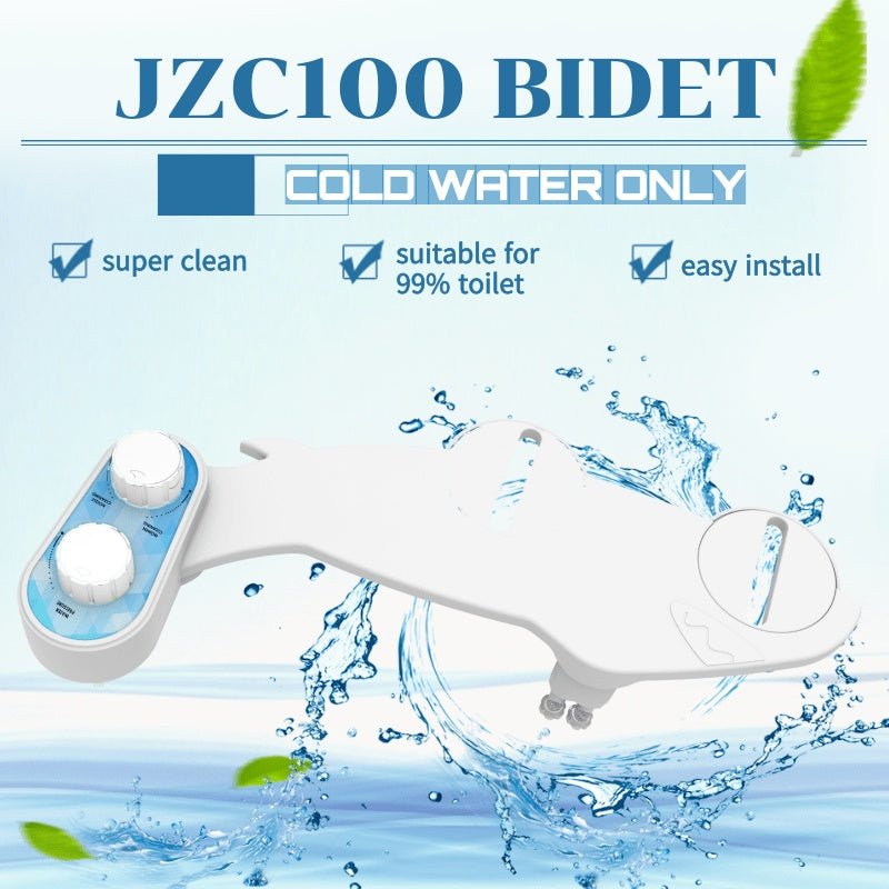 Exclusive Manually Adjustable Bidet And Mechanical Bidet — White — Lifestyle View