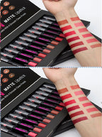 Exclusive Waterproof Long-lasting Velvet Lipstick Set — 1+3+4 — Lifestyle View