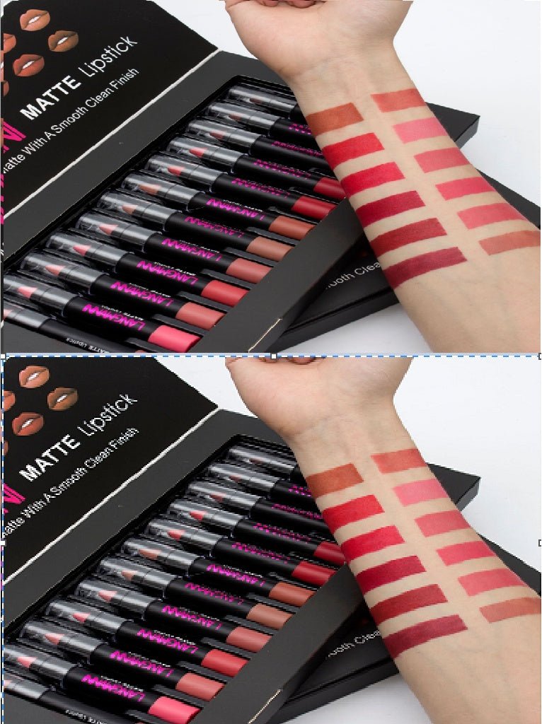 Exclusive Waterproof Long-lasting Velvet Lipstick Set — 1+3+4 — Lifestyle View