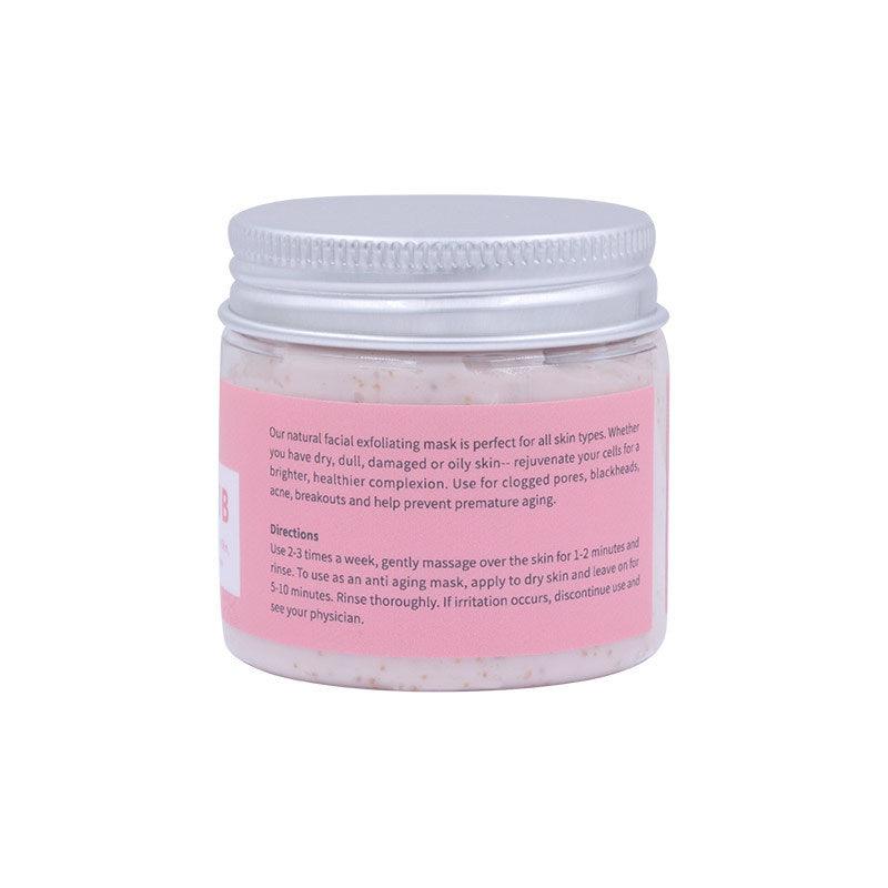 Exclusive MELAO Facial Scrub | Exfoliating & Pore Cleansing — 60ml — Side View