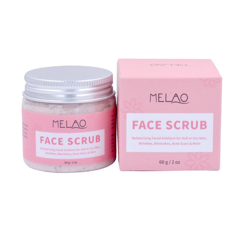 Exclusive MELAO Facial Scrub | Exfoliating & Pore Cleansing — 60ml — Front View