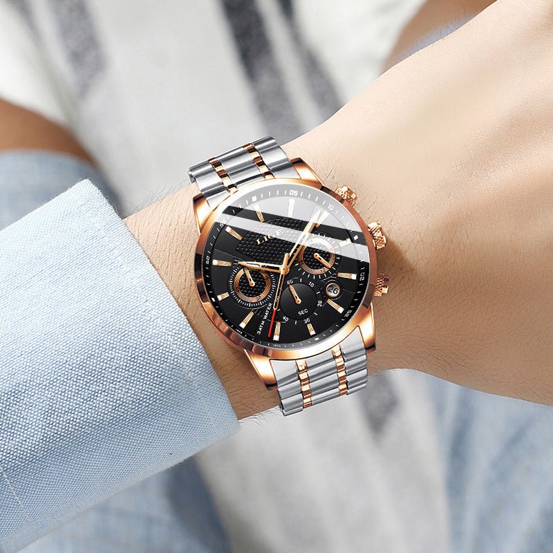 Exclusive Men’s Sport Quartz Watch | Stylish & Reliable Timepiece — Section A — Size 45mm — Alternate View 7