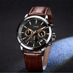 Exclusive Men’s Sport Quartz Watch | Stylish & Reliable Timepiece — Section A — Size 45mm — Back View