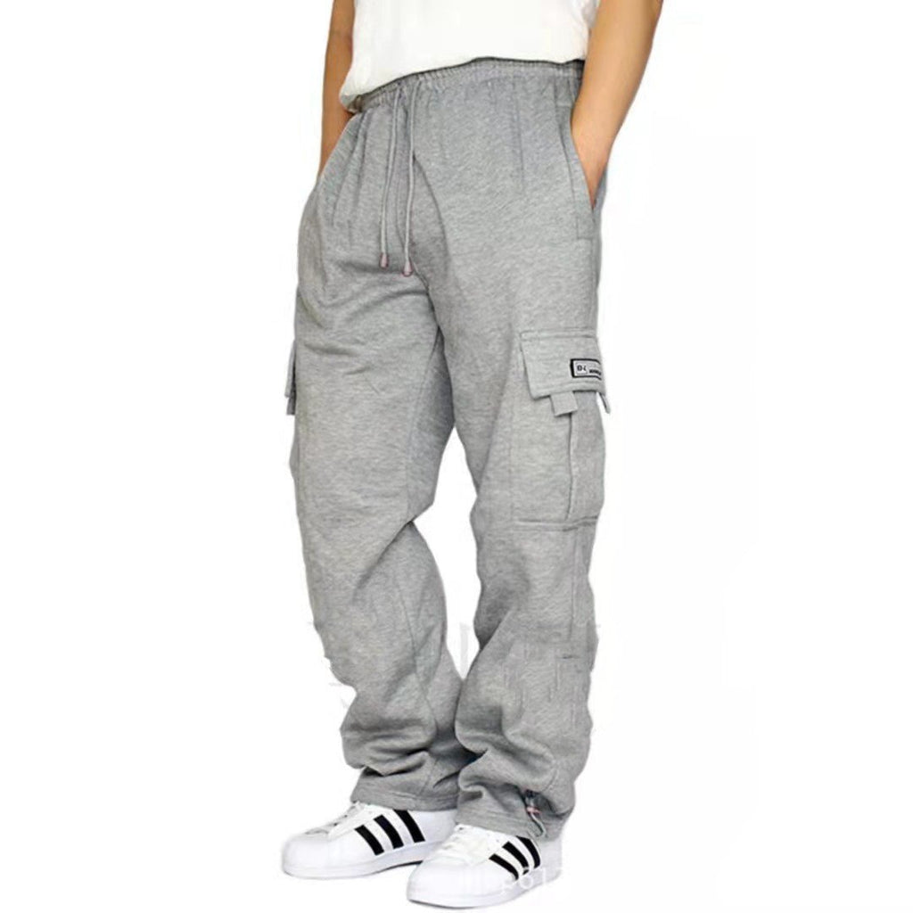Exclusive Stretch Elastic Waist Jogger — Black — Size 3XL — Back View