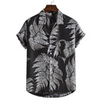Exclusive Men Short sleeved beach shirts — 10Style — Size 3XL — Alternate View 11